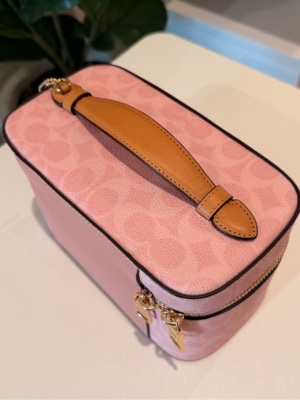 COACH Powder Pink Vanity Case BNWT - Picture 5 of 10